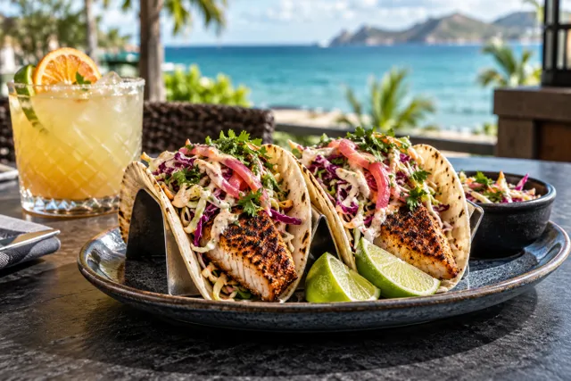 Illustrative Coastal Tap & Grill scene