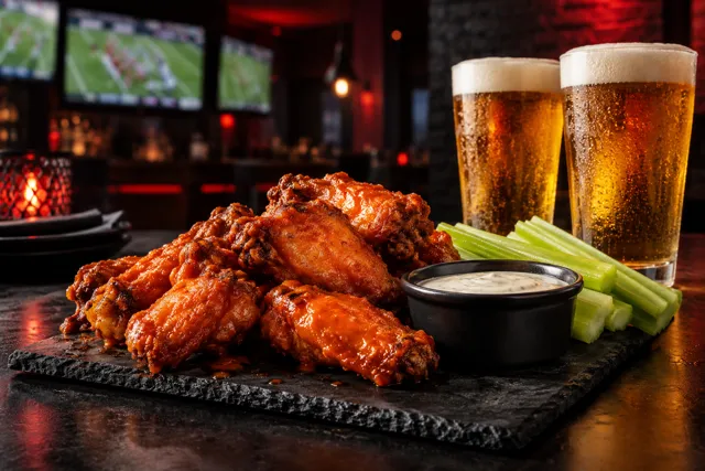 Illustrative The End Zone Sports Bar scene